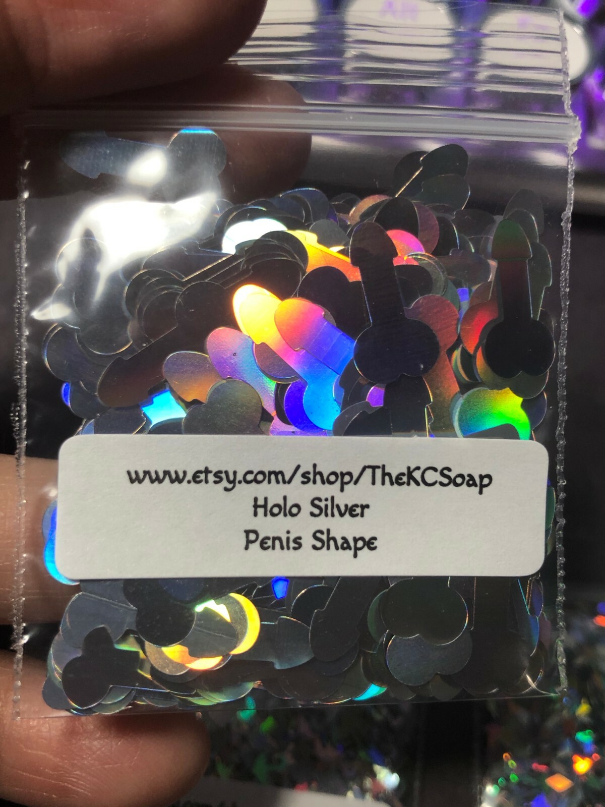 Solvent Resistant Holo Shape Glitter You Choose Color Nail Art Acrylic Gel Body