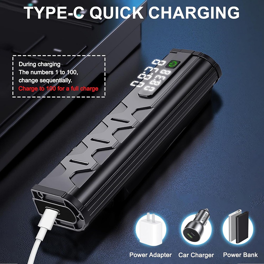 USB Rechargeable Bicycle Front Headlight Super Bright LED Bike Light Waterproof