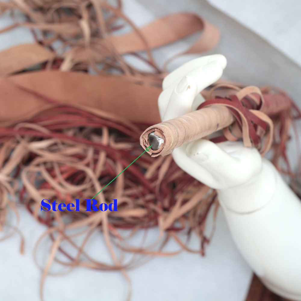 Kangaroo Leather Hide Bullwhip 04 to 16 Feet,16 Plaits Indiana Jones Bull Whip