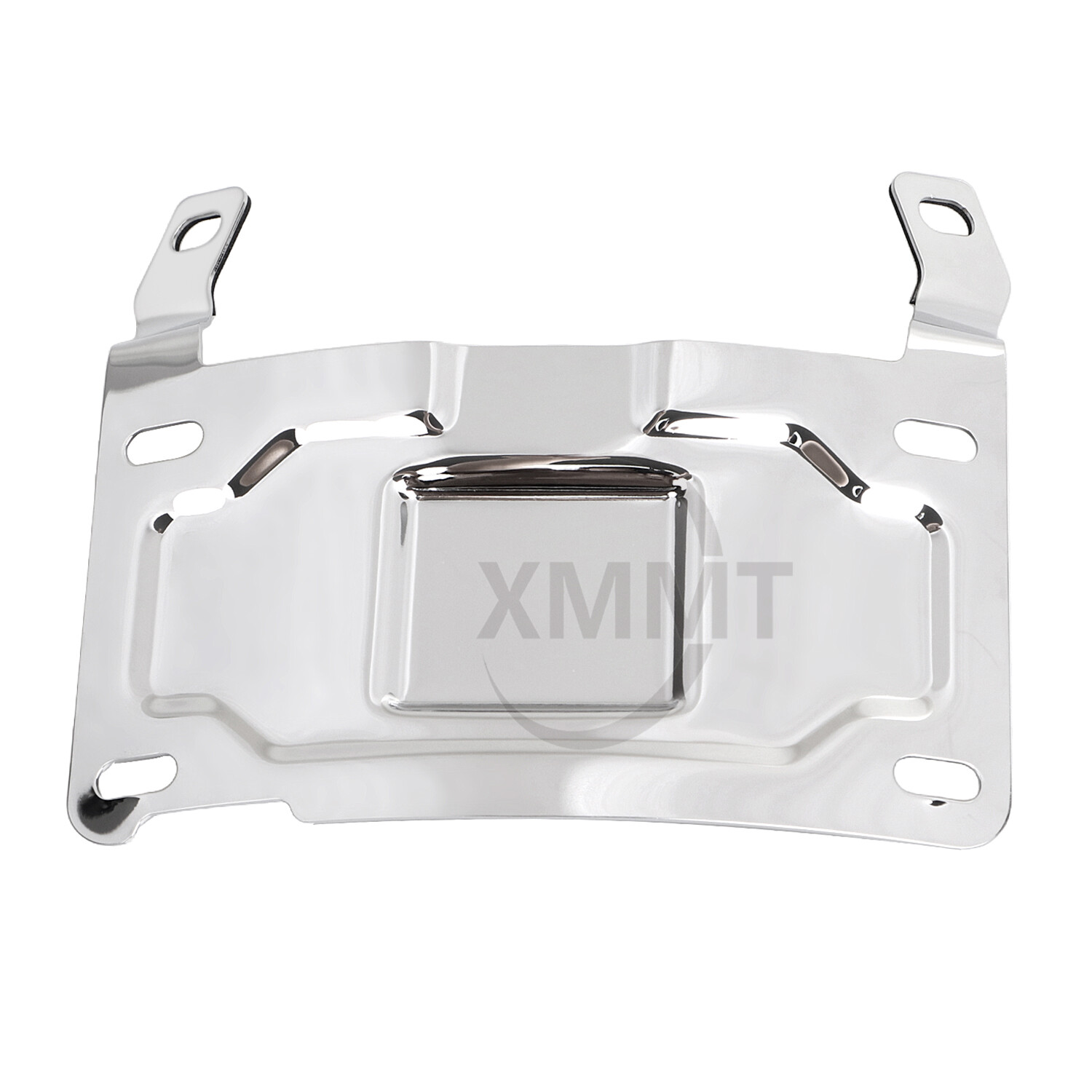 Chrome License Plate Relocation Mount For Harley Street Glide Road King Softail