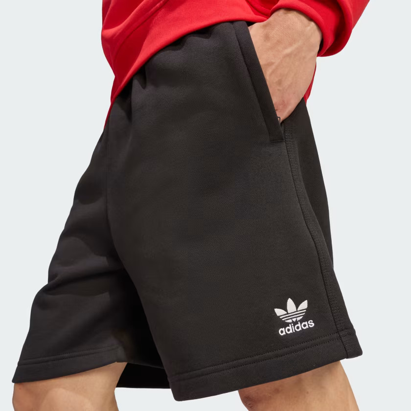 adidas men TREFOIL ESSENTIALS 7 inch FLEECE SHORTS