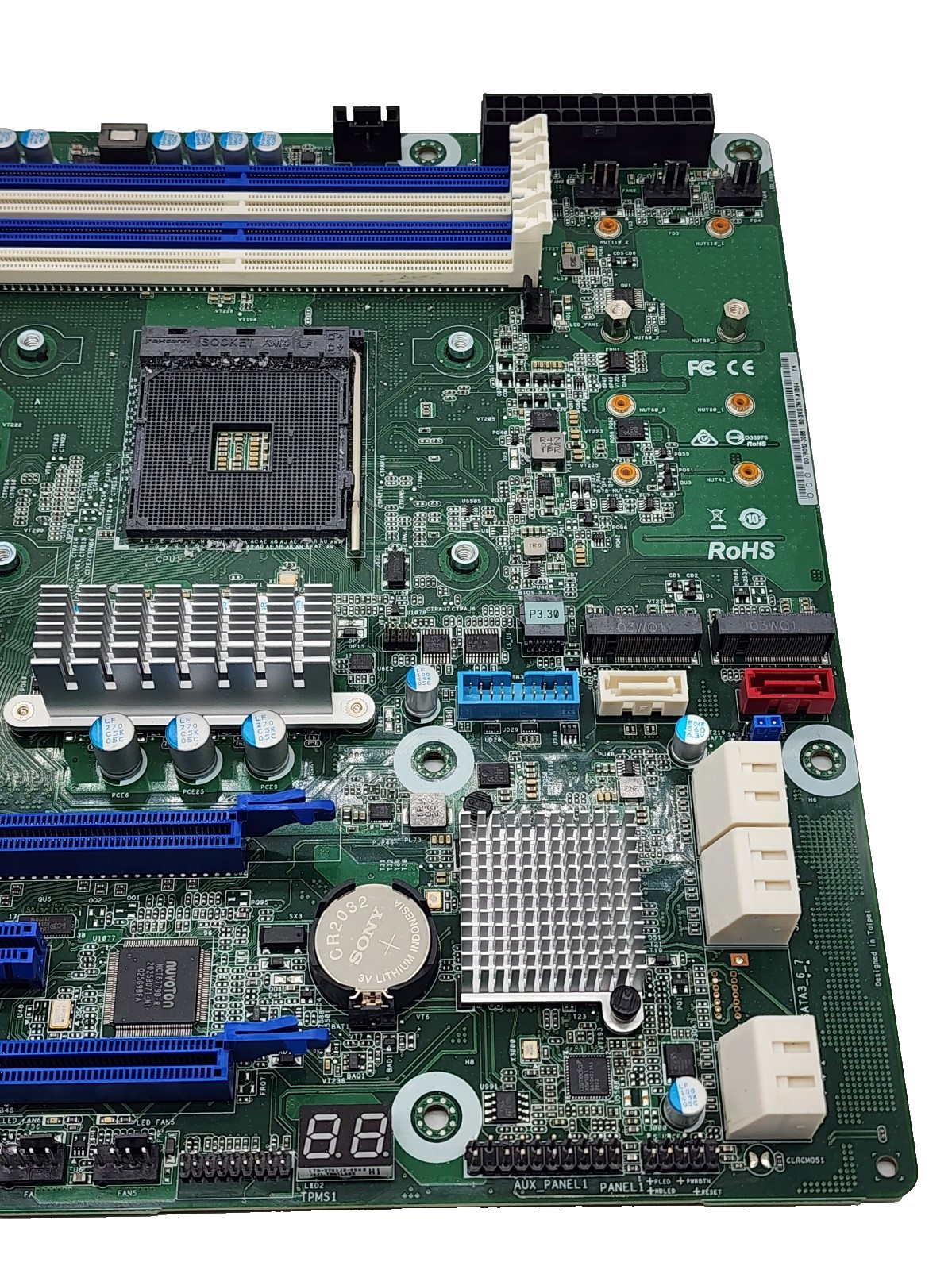 ASRock Rack X470D4U Server Motherboard + I/O