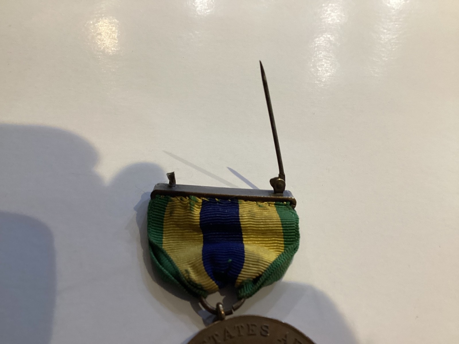 US ARMY MEXICAN SERVICE CAMPAIGN MEDAL NUMBERED 1911-1917 #1396