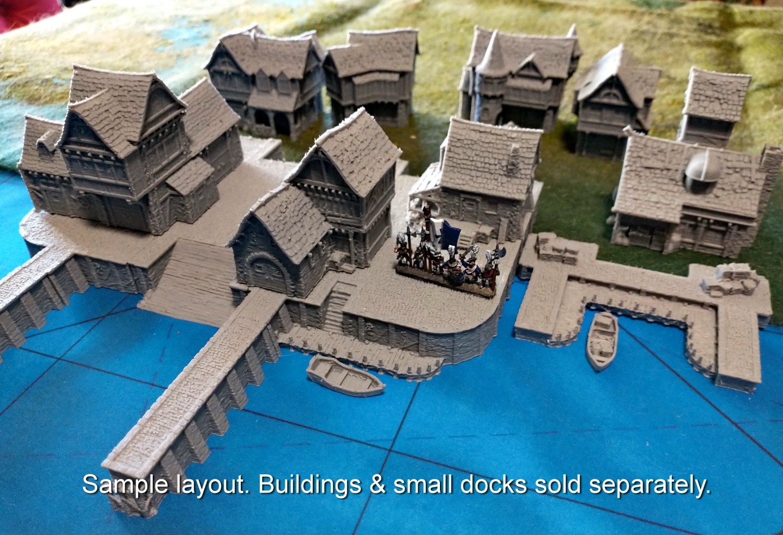 Ancrabourg European Port City Docks Quay Expansion 10mm Terrain Empire Warmaster