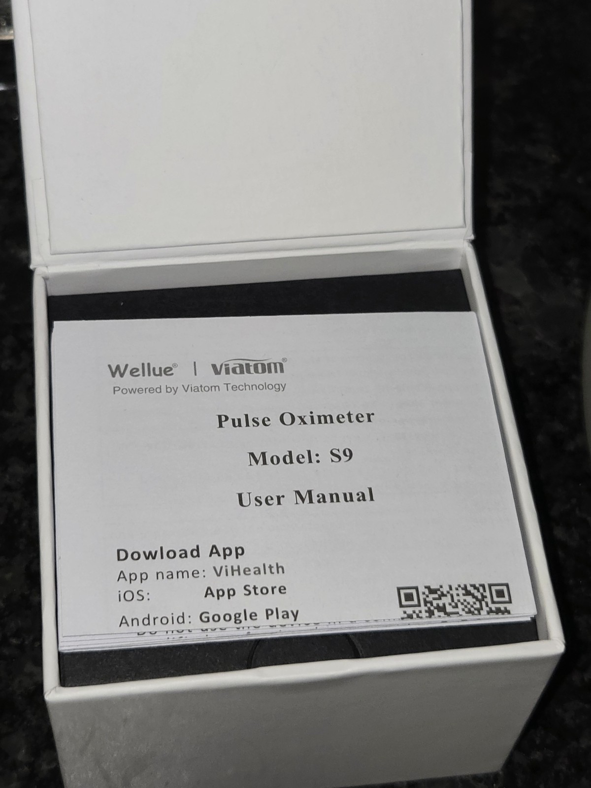 NEW Wellue Viatom 02Ring Wearable Model S9