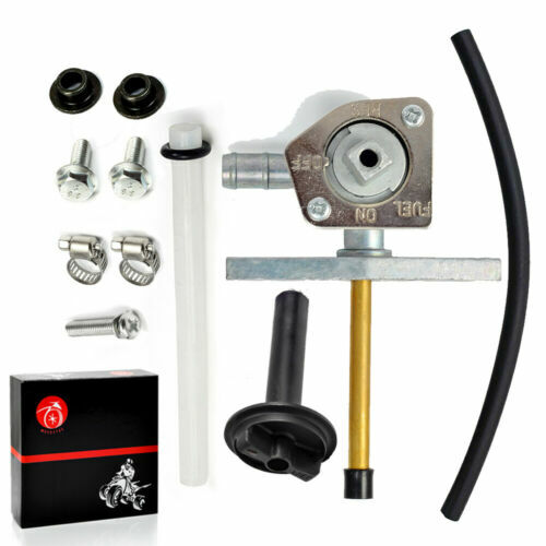 Tank Fuel Valve Petcock With Lever Screws For Honda Rancher 350 TRX350 2000-2006