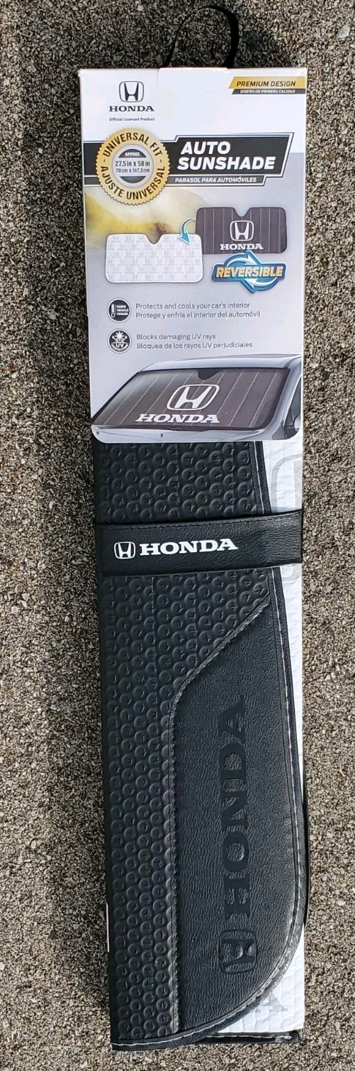 Honda Windshield Sun Shade Black Foldable Accordion Sunshade NEW *FREE SHIPPING*