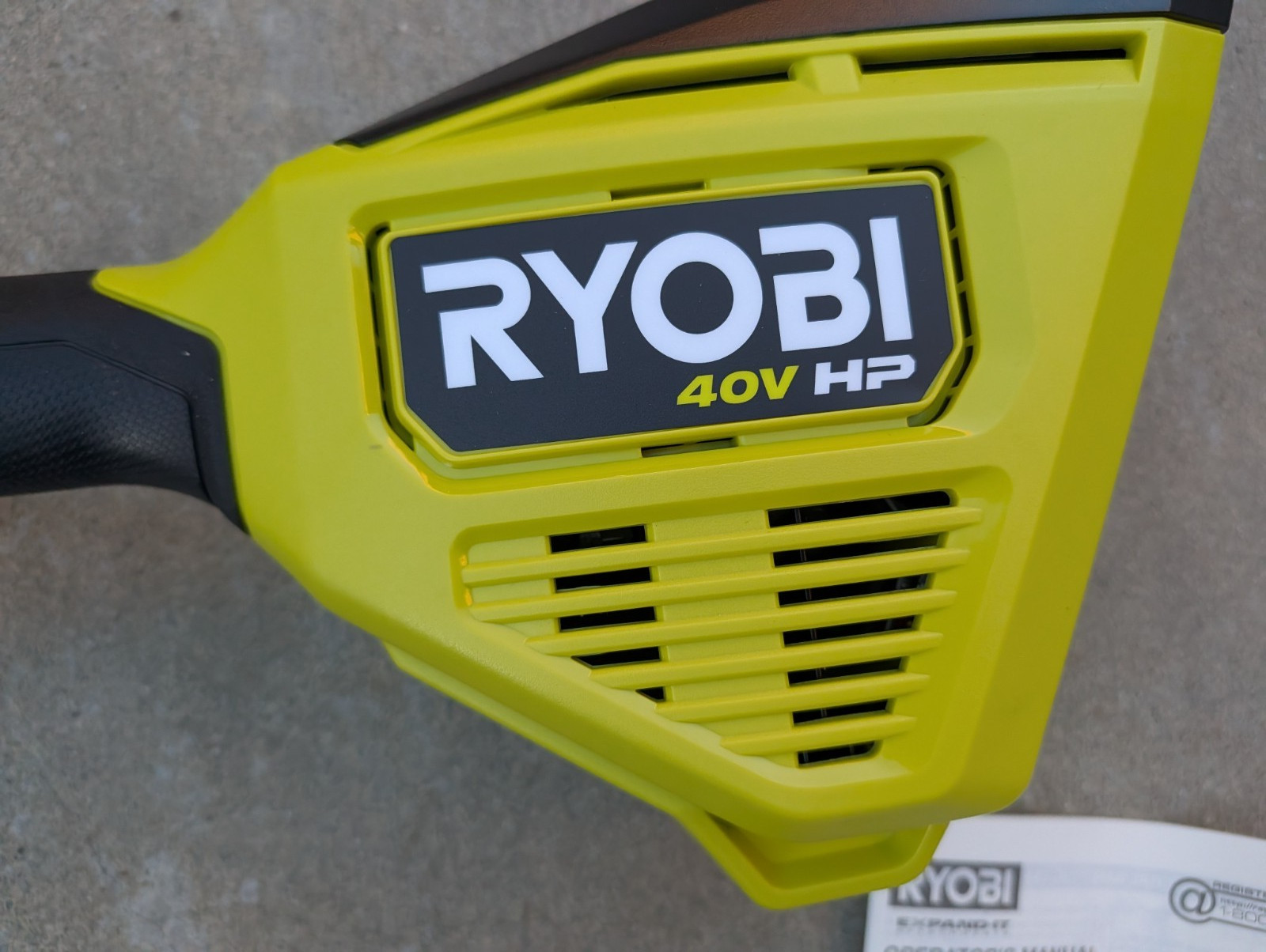 NEW OB RYOBI RY40HPST01 40V Brushless 16" Carbon Fiber Shaft String Trimmer