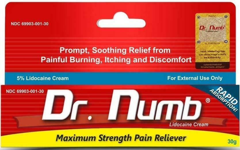 Skin Numb Cream Numbing Laser Tattooing Waxing Piercing