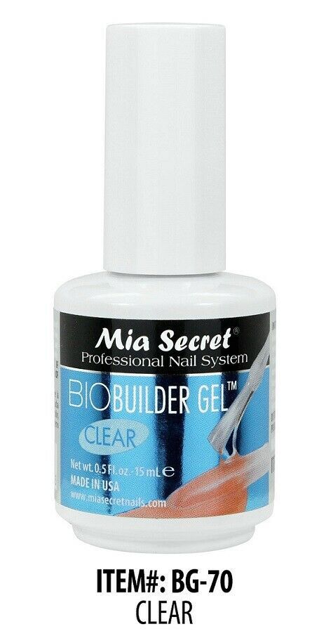 BIO BUILDER GEL 0.5 OZ MIA SECRET PROFESSIONAL NAIL SYSTEM - PICK YOUR CHOICE