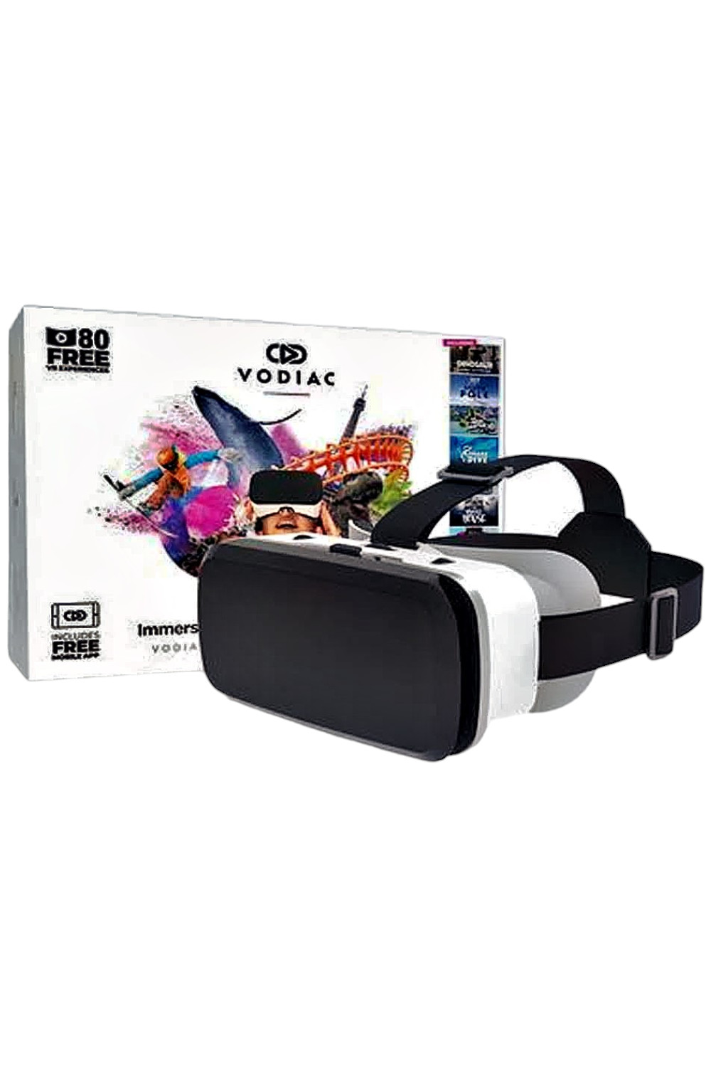 Vodiac VR Headset for Smart Phone with 80 Experiences