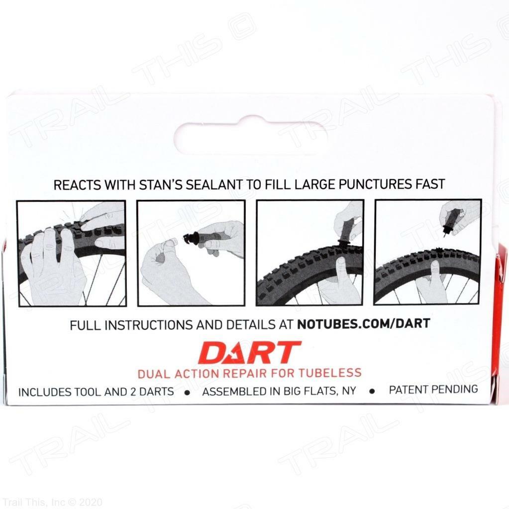 Stan's No Tubes Dart Tool Tubeless Bike Tire Plug Puncture Repair Kit w/ 2 Darts