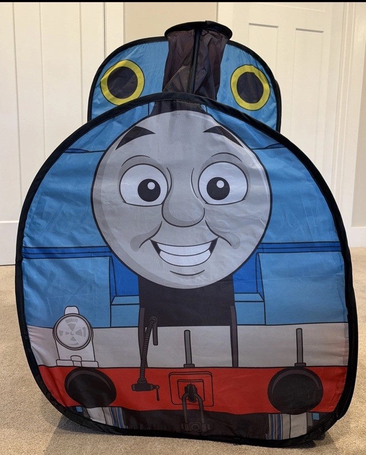 Thomas The Train Pop Up Tent- Indoor Play Tent- For Toddlers- Excellent Cond