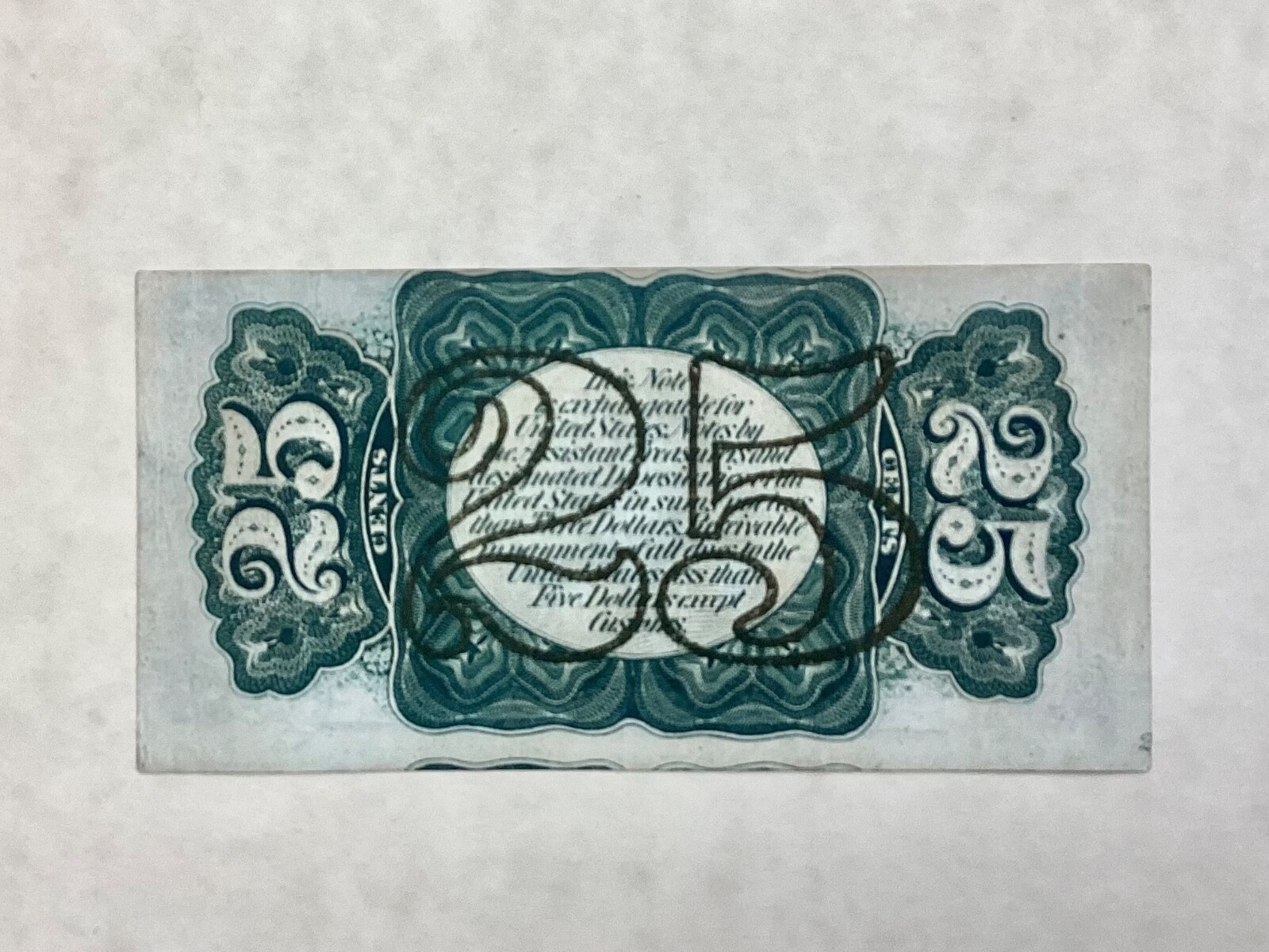 ~FR 1294 25 TWENTY FIVE CENTS THIRD ISSUE - FESSENDEN - FRACTIONAL CURRENCY