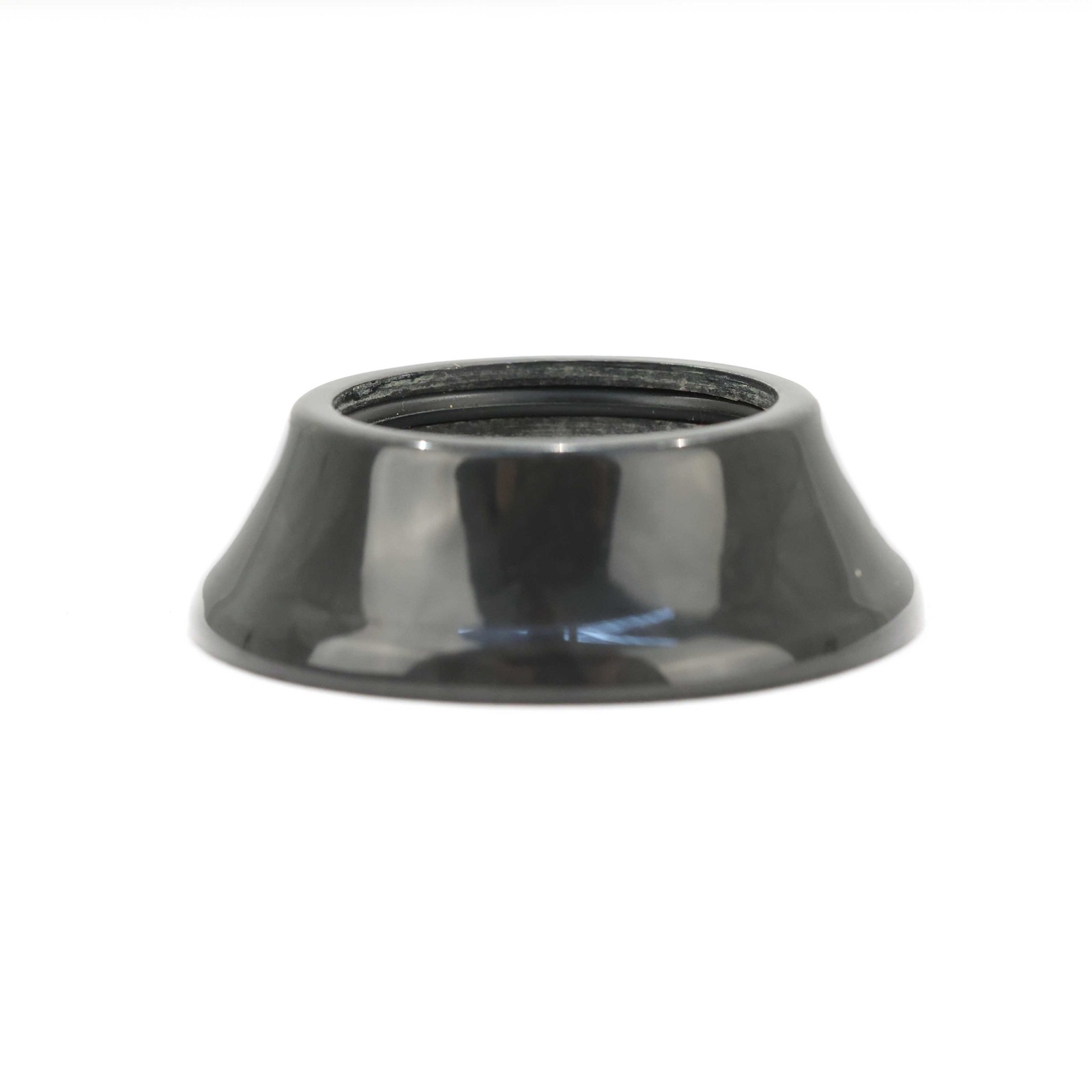 FSA 28.6mm Headset Top Cap, 15mm Stack, Black Carbon