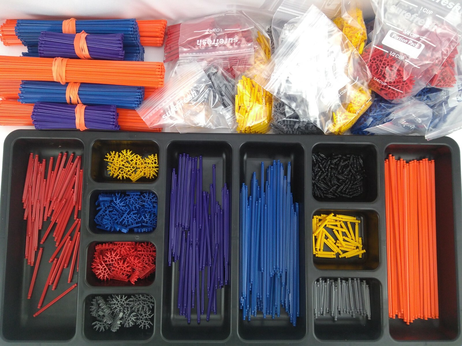 Bulk K'nex Micro Pieces - Pick Your Parts - Rods Connectors - VOLUME DISCOUNTS