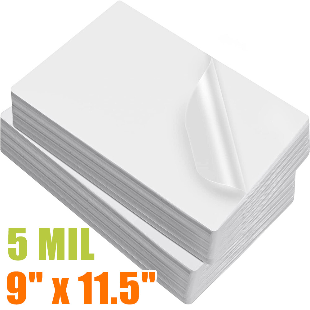 200Pack Thermal Laminating Pouches 5 Mil 9" x 11.5" Letter Size Laminator Sheets