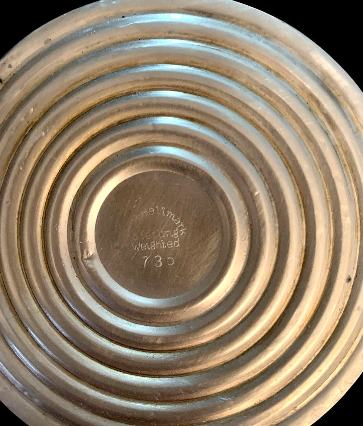 Sterling Silver Weighted "735" 3 Arm Candlestick Candelabra PAIR* HALLMARK