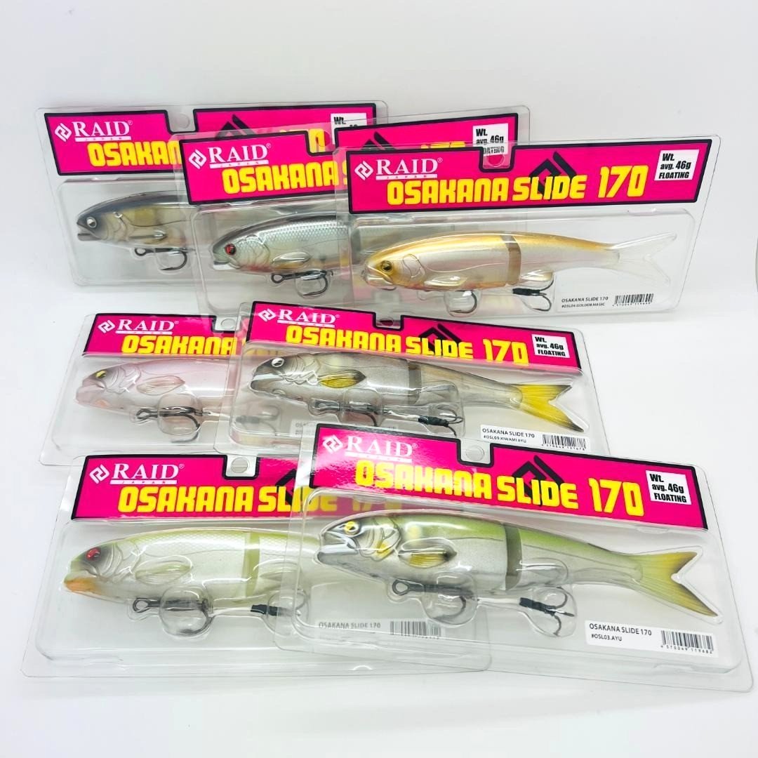 RAID JAPAN OSAKANA SLIDE 170 Please Choose Color Swimbait Glide Bait NEW Japan