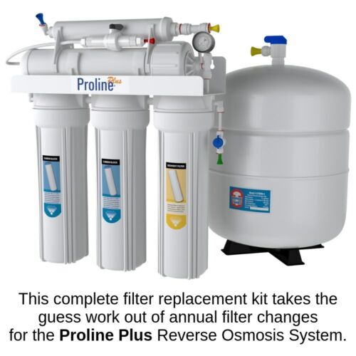 Proline Plus RO Filter Replacement Kit with 50 GPD Membrane