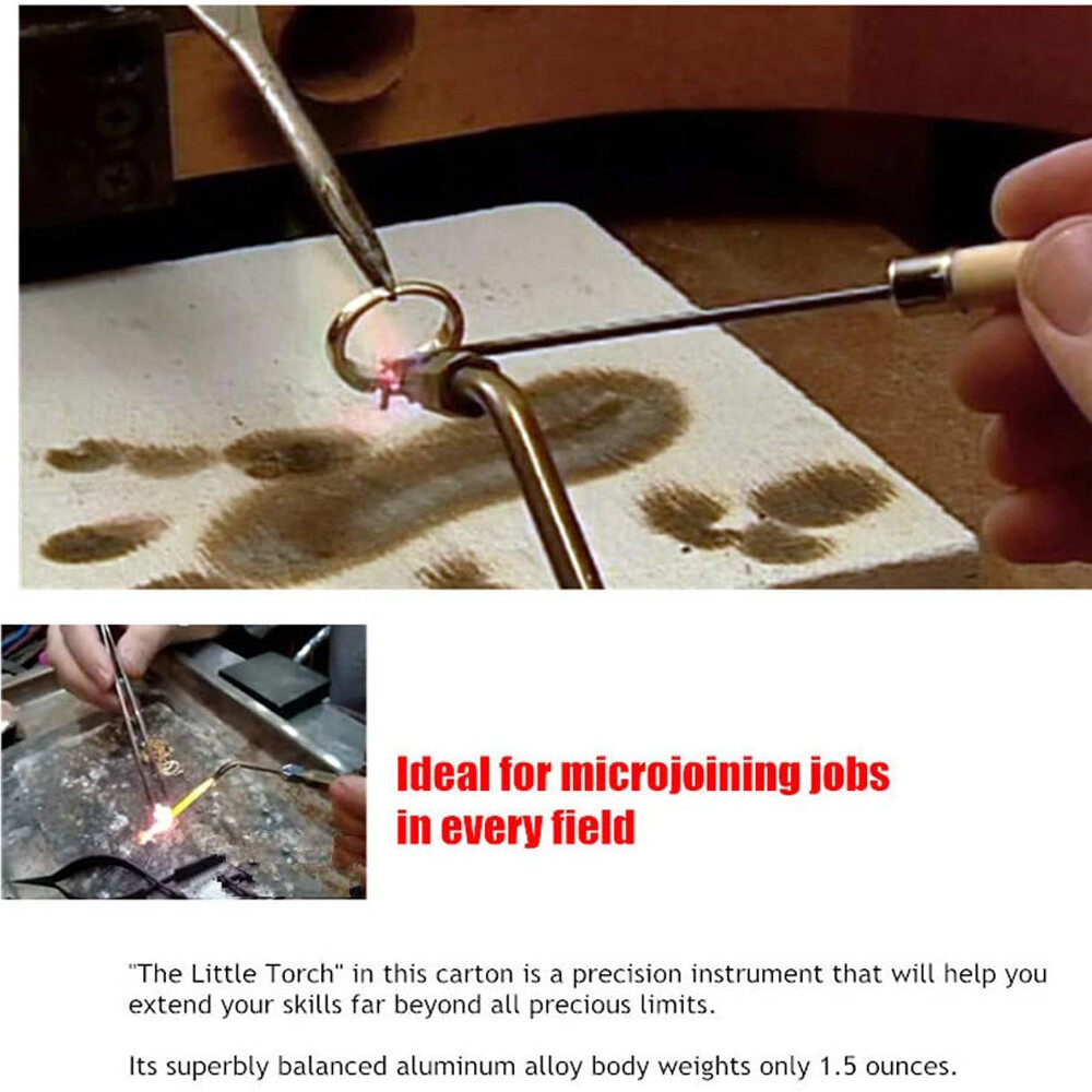 Mini Hot Jewelry Jewelers Micro Welding Soldering Torch Small Head Gas W/5 Tip