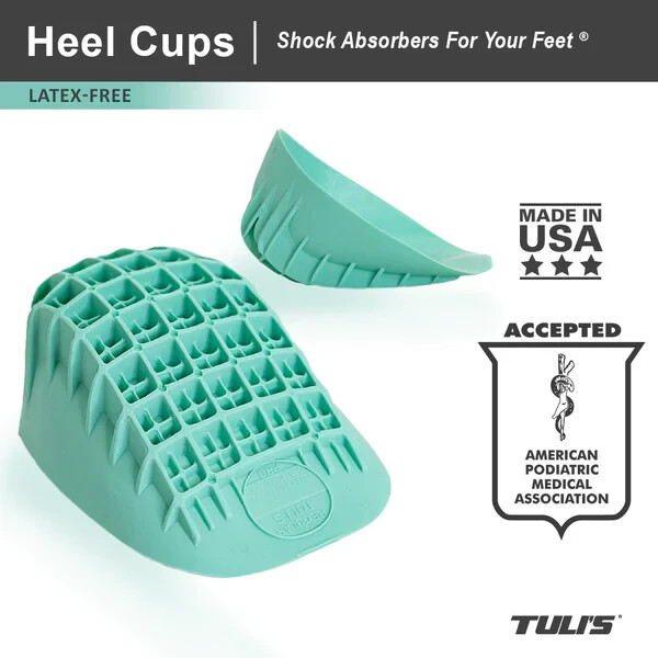 Tuli's Heavy Duty Heel Cups (PAIR) ALL Sizes Available