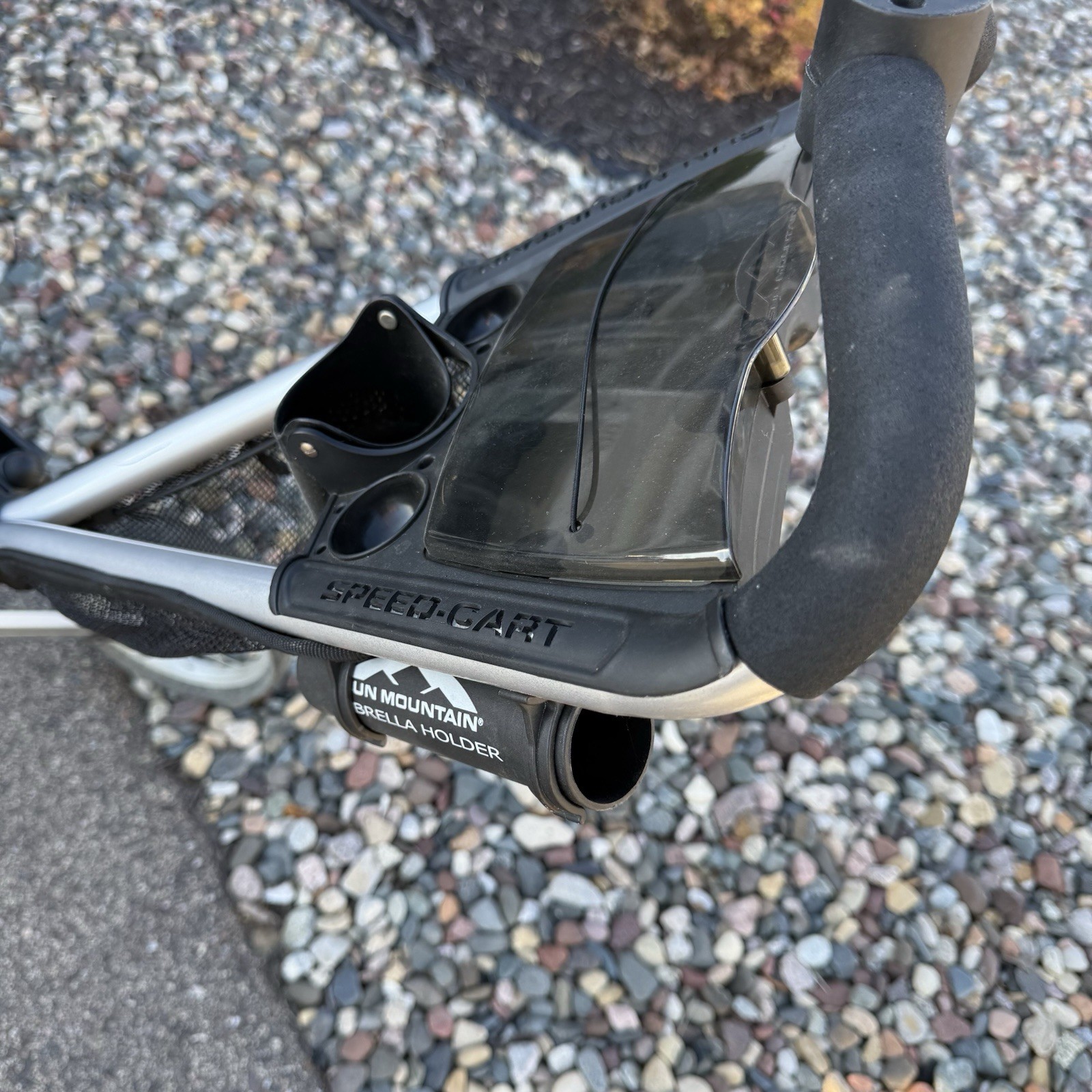 Sun Mountain Speed Cart V1 3 Wheel Golf Bag Cart Foldable Gray