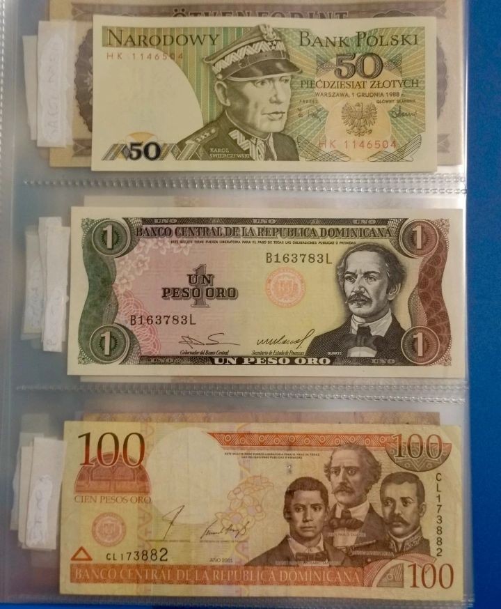 Huge Lot World Banknotes 60 Pieces Many SDS