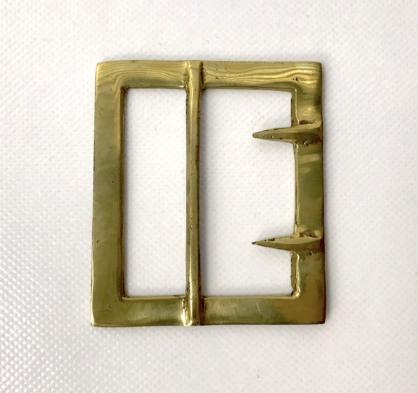 Brass Confederate Frame Buckle - Georgia Frame Buckle