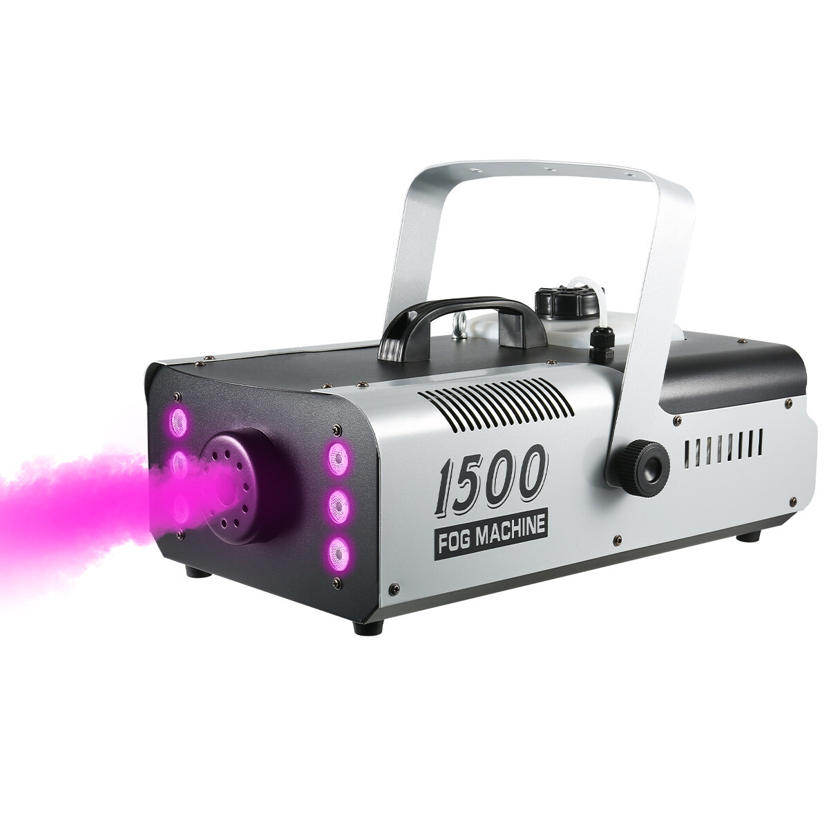 1500W LED Smoke Fog Machine DMX512 With RGB Light for Stage Wedding Party Show