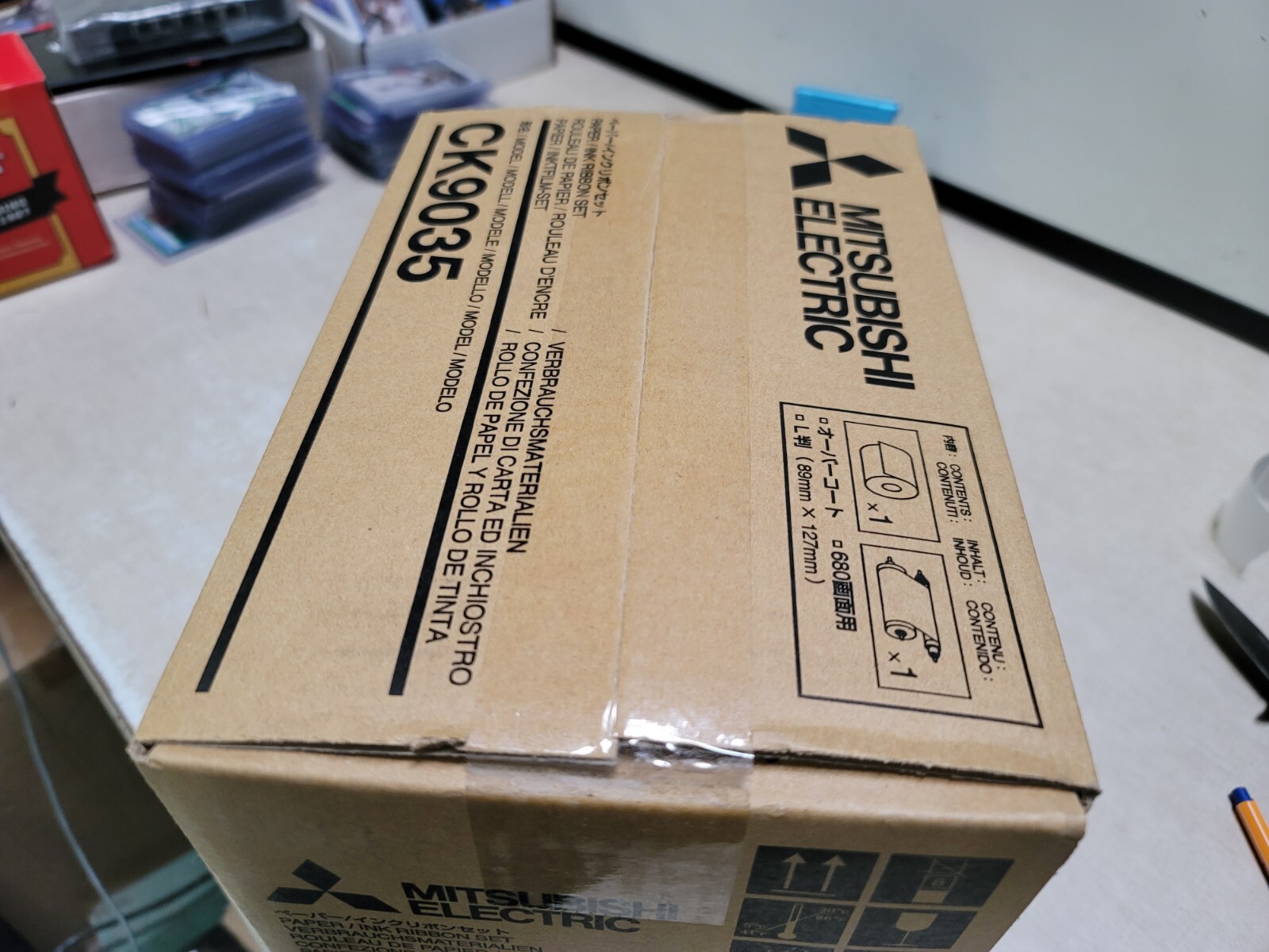 Mitsubishi Electric CK9035 Paper / Ink Ribbon Set - 9 X 13