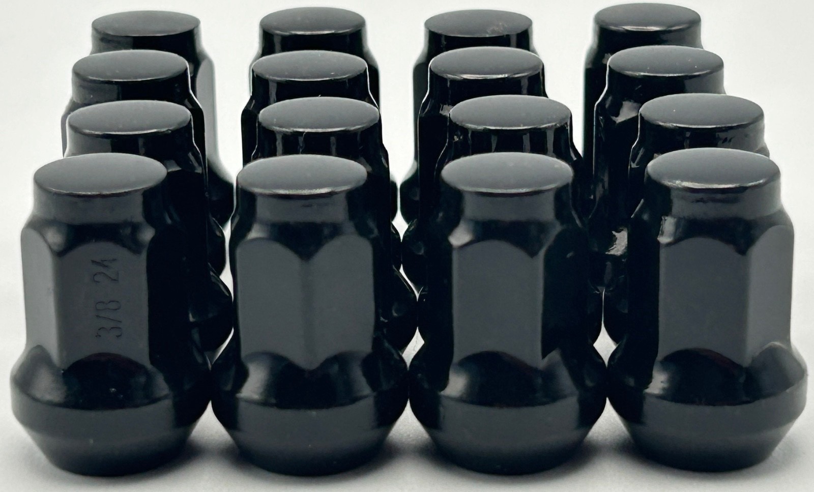 16 Lug Nuts 2010–2022 Polaris RANGER EV Wheel Rim Tapered Nut Black
