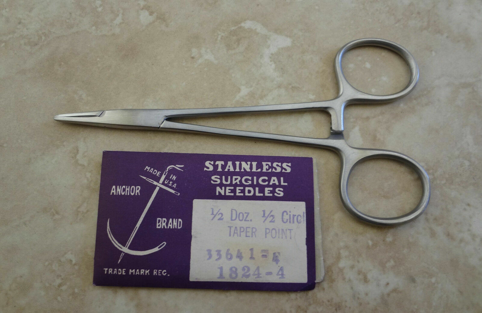 Pack Of 6 Pcs Suture Needle 1/2 Circle# 1 Surgical Instruments