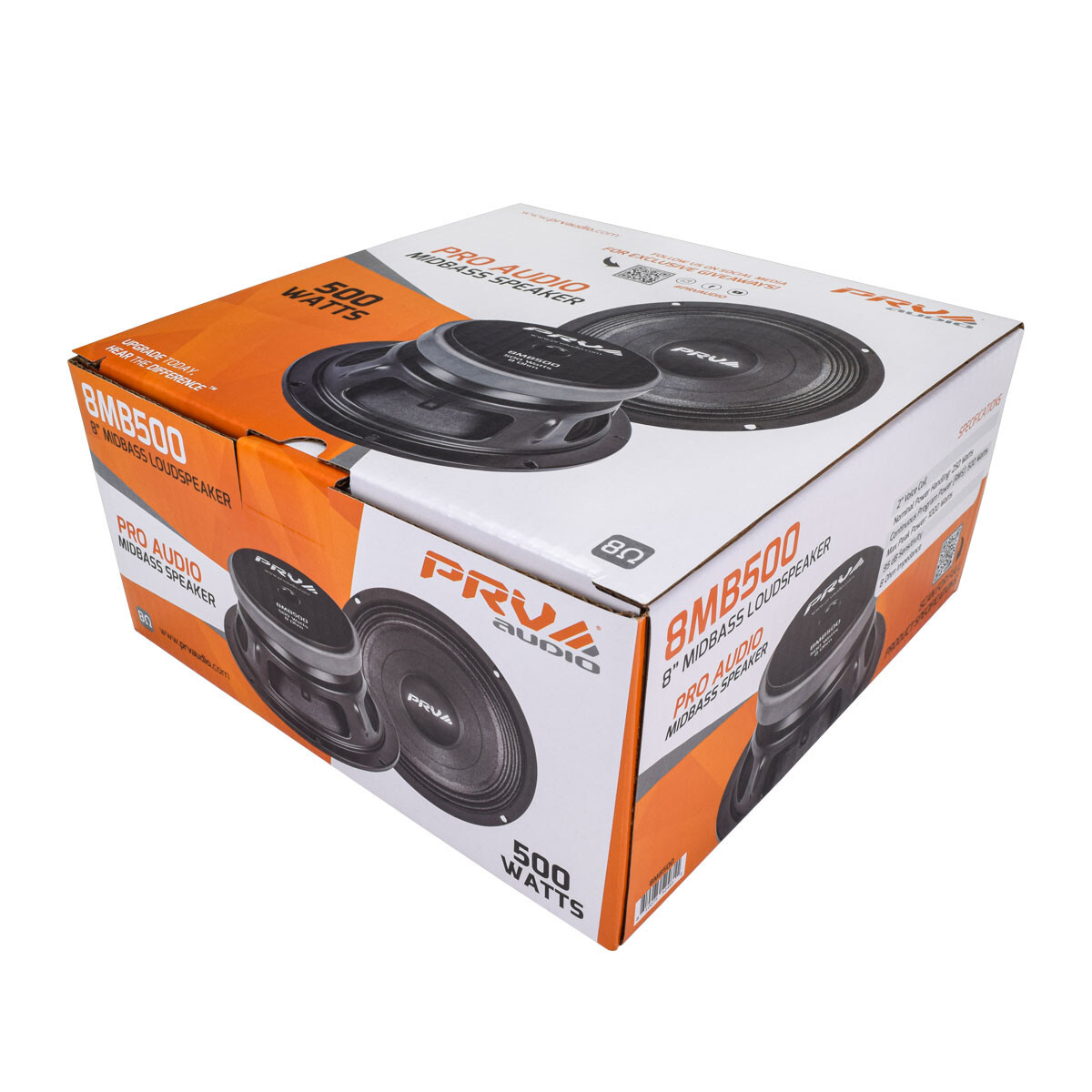 4x PRV 8" Midbass Speakers 8MB500 Pro Audio 8 Ohm 2000 Watts