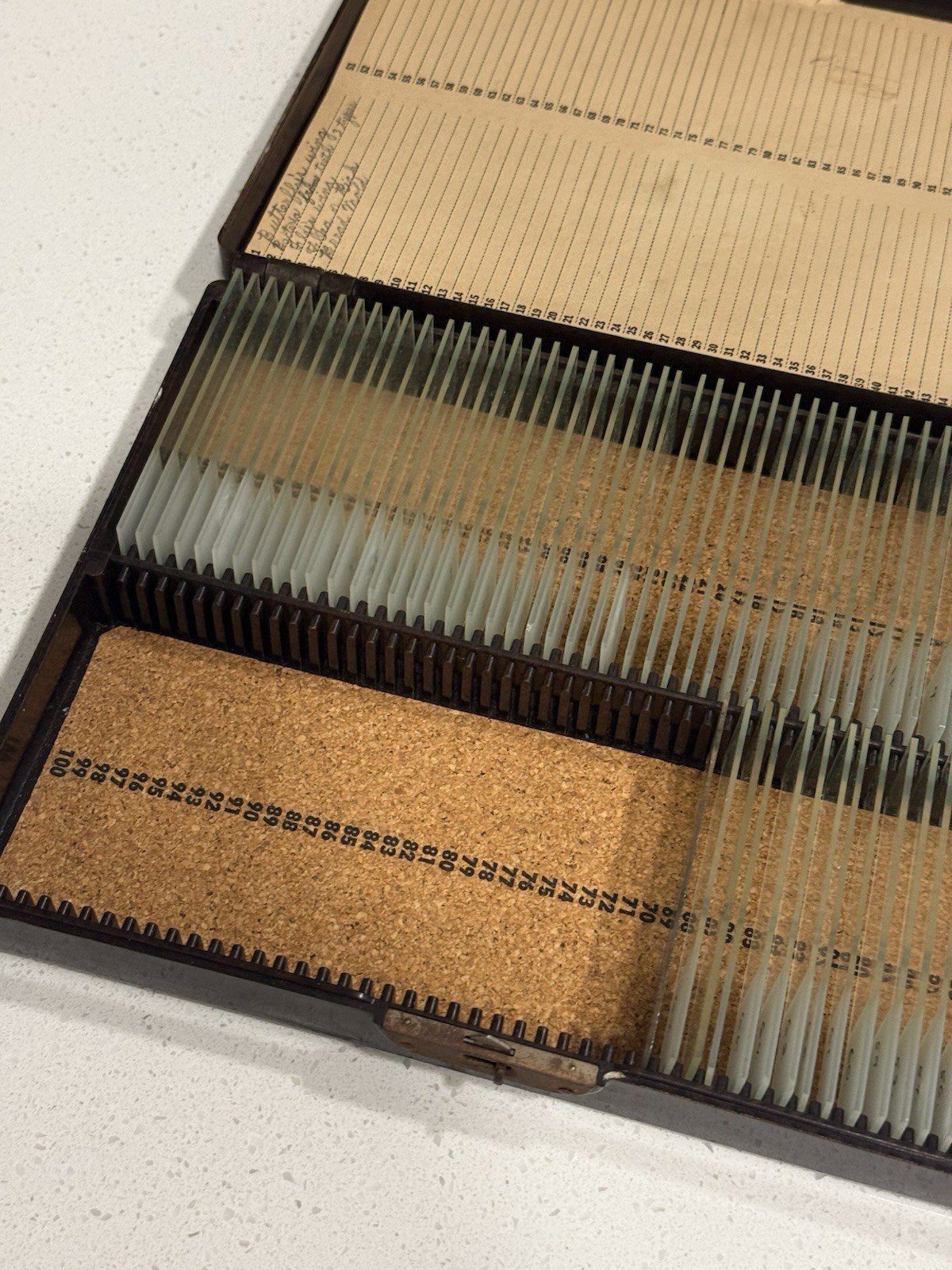 Microslides Glass Microscope Slides Scientific Box Vintage Doctor Memorabilia