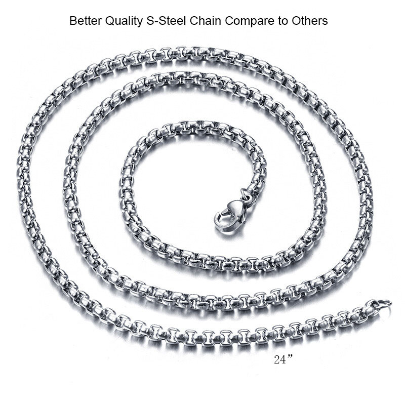 St Saint Michael Archangel Gold Angel Medal Pendant Necklace Stainless Steel