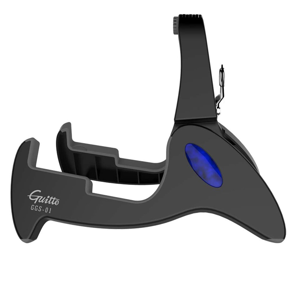 GUITTO Guitar Bass Stand Holder Floor Tripod Folding A-Frame Non-Slip Adjustable