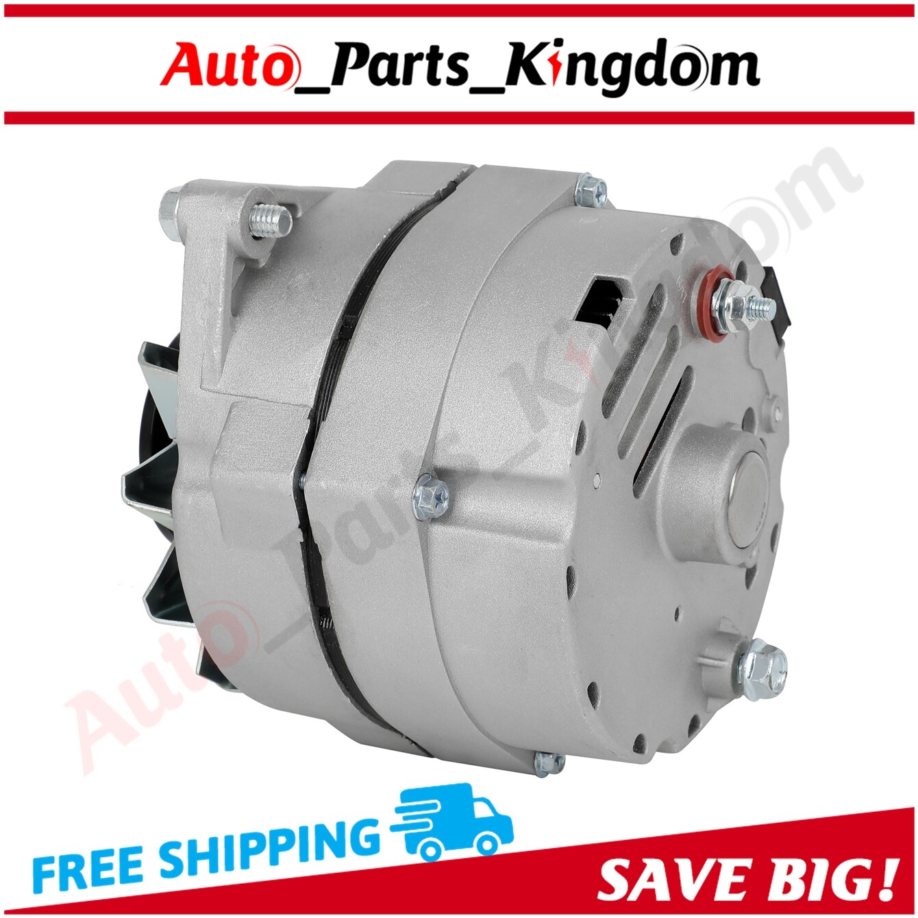 For High Output 105Amp 1-Wire 10SI Self-exciting SBC BBC GM ADR0151 Alternator