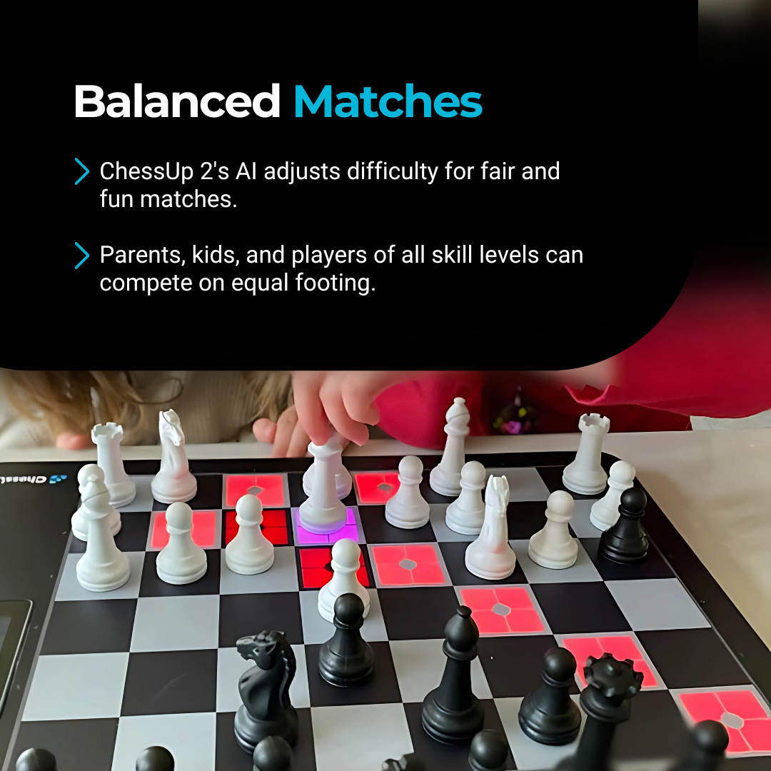 ChessUp 2 Refurbished BUNDLE Electronic Chessboard & Carry Bag + Piece Sacks