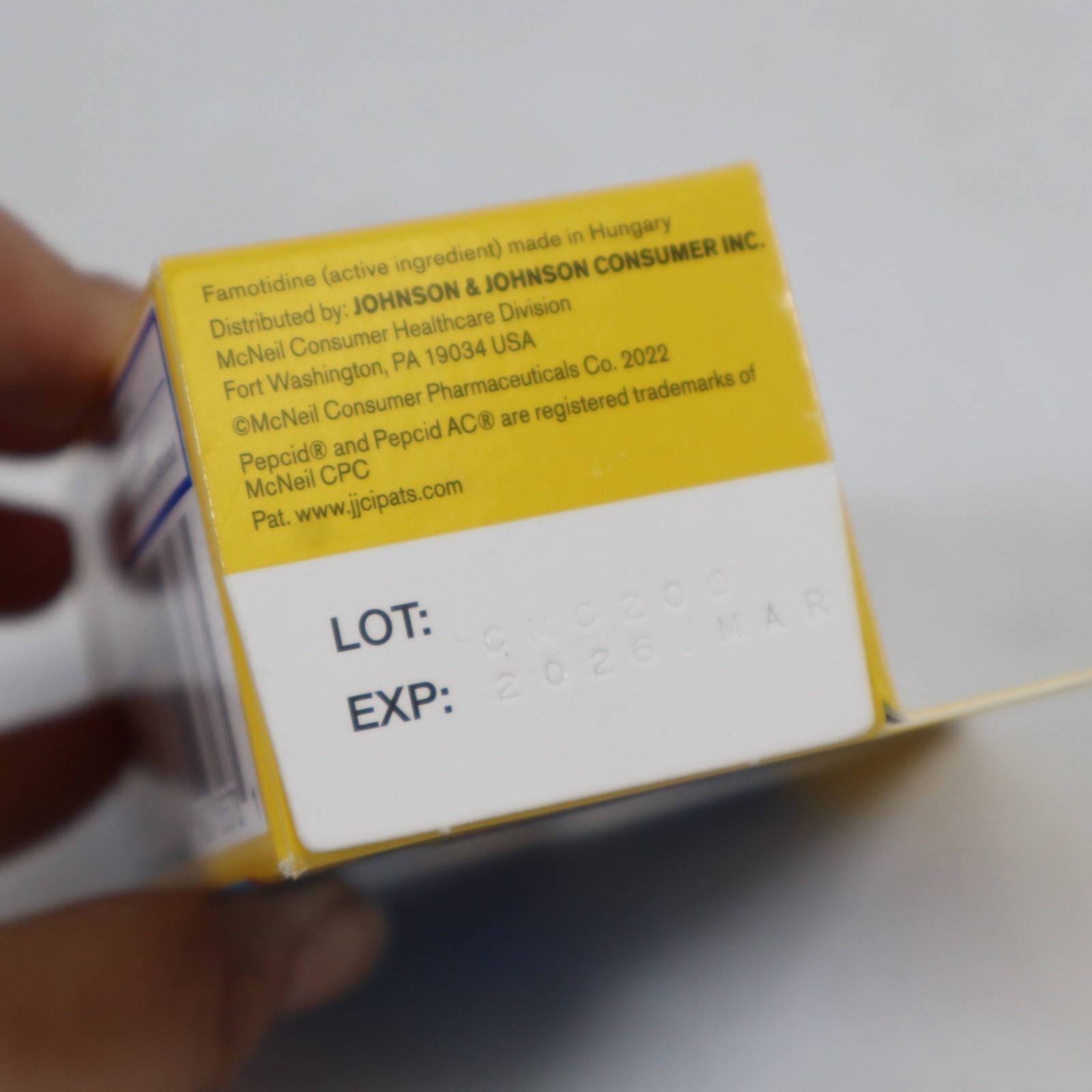 Pepcid AC Digestive Treatment Famotidine 20mg Acid Reducer 75 Tablet EXP 3/2026+