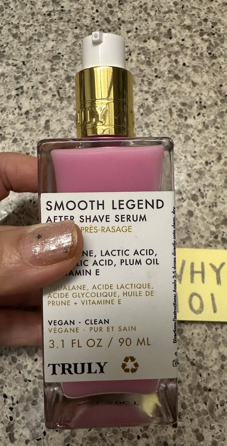 Truly Smooth Legend After Shave Serum Squalene 3.1oz/90mL FULL SZ $33 Smoothing