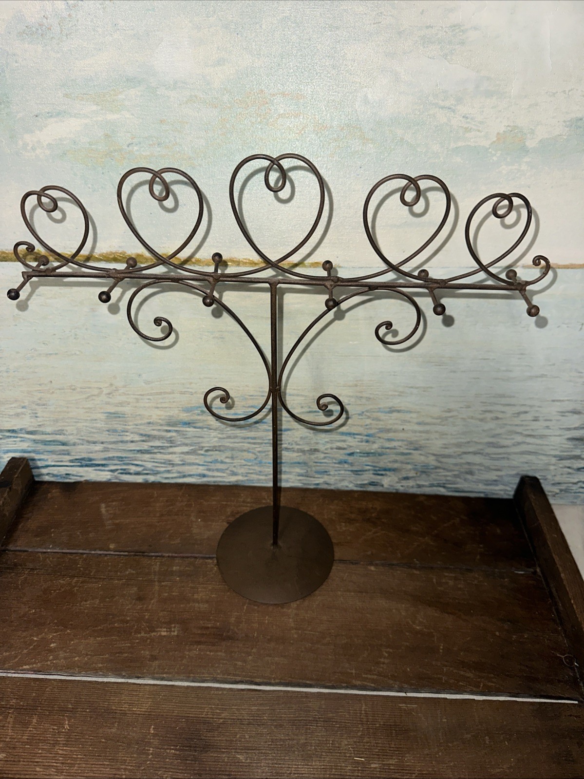 Store Display Fixtures  12 PEG BOUTIQUE STYLE DISPLAY STAND ADJUSTABLE