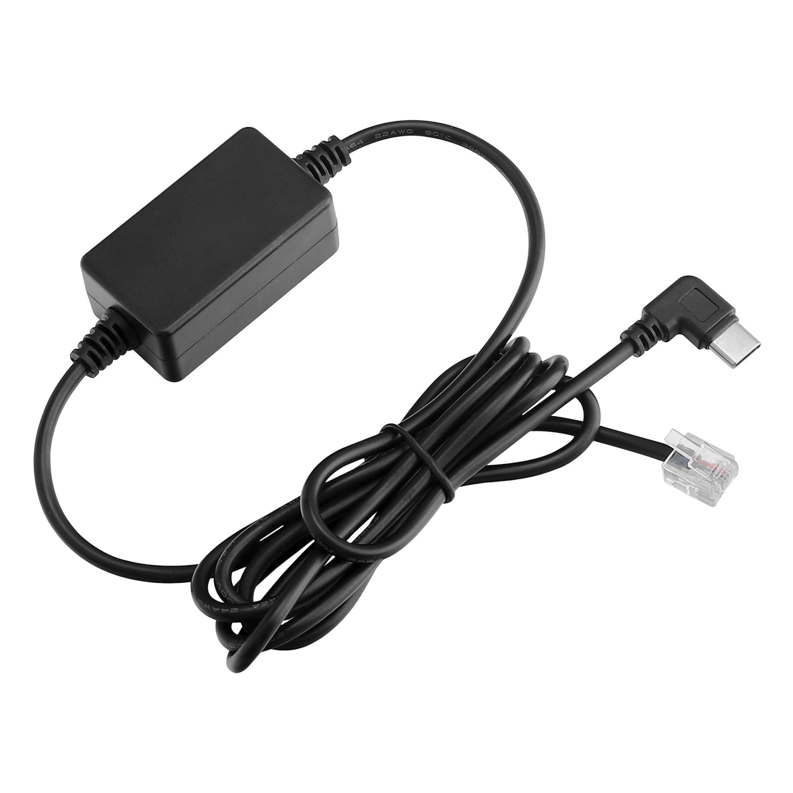 Radar Detector Cable USB-C to RJ11 for Uniden R1 R3 R7 Escort Passport 9500i