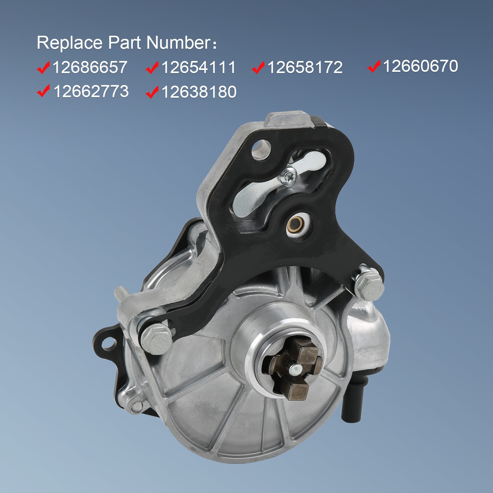 12686657 For Chevy GMC Cadillac Buick Original Equipment Vacuum Pump