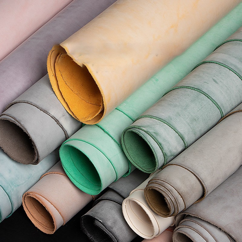 1/1.5/2mm Thick Vegetable Tanned Cowhide Genuine Leather Craft Sheath Material