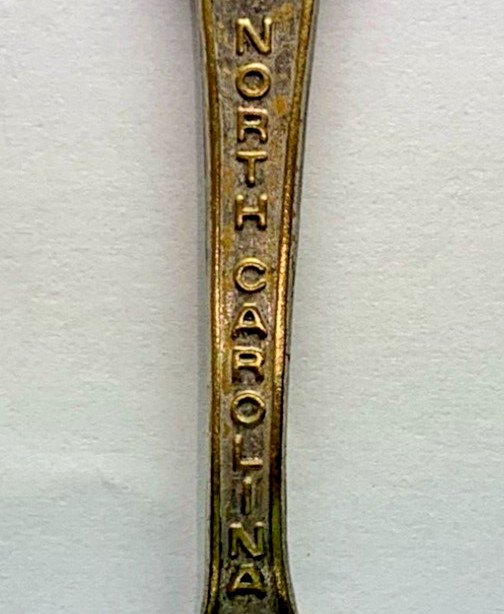 American Collectors Guild North Carolina Silverplate Spoon Vintage Souvenir
