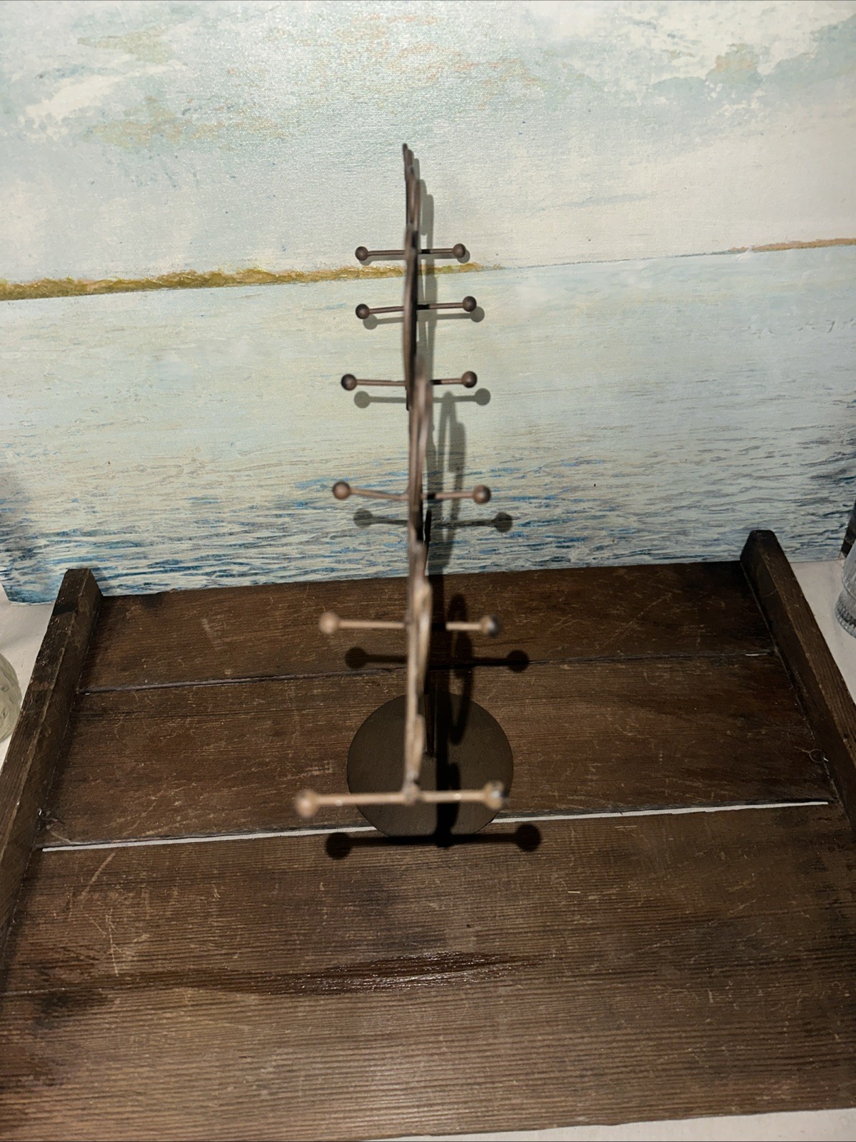 Store Display Fixtures 12 PEG BOUTIQUE STYLE DISPLAY STAND ADJUSTABLE