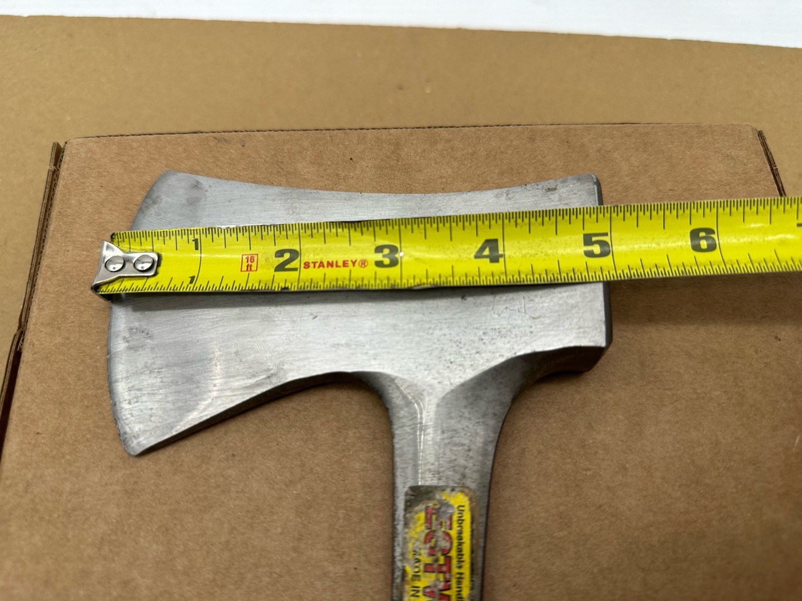 Vintage Estwing Sportsman'S Axe 13" Camping Hatchet USA Steel Leather Handle