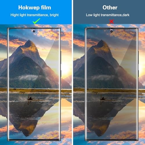 Screen Protector for Motorola Edge 2024, 2 Pack HD Clear 9H Tempered Glass