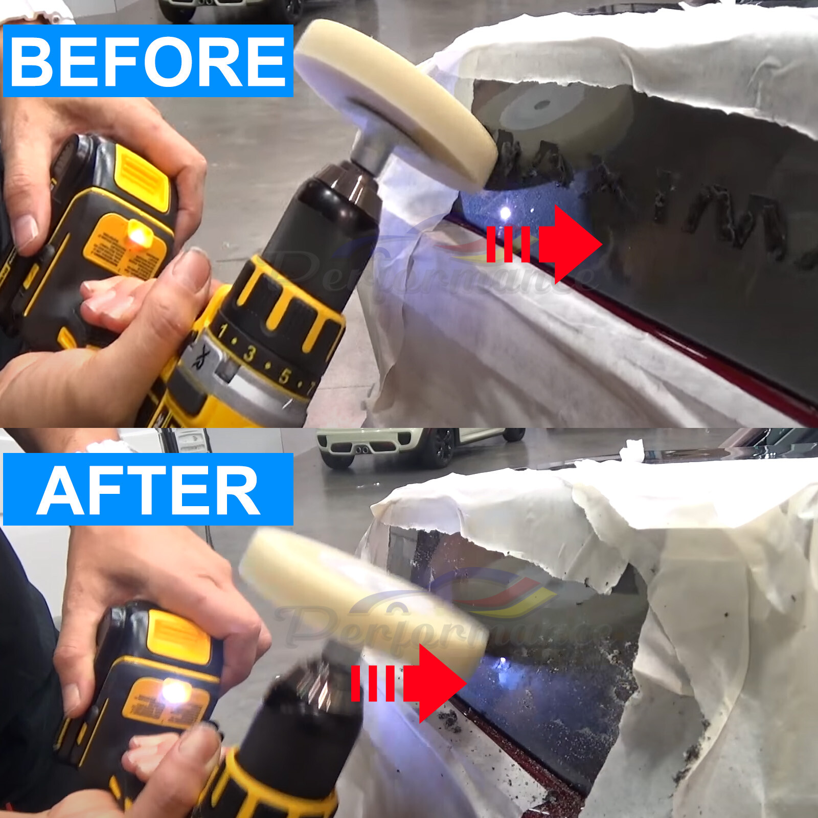 4inch Decal Removal Eraser Wheel w/ Power Drill Arbor Adapter Rubber Pinstripe